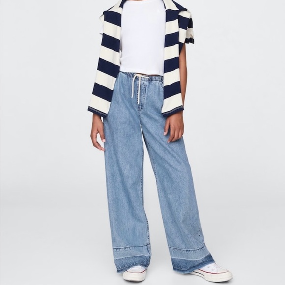 GAP Other - Girls gap kids denim pull on pants size large new